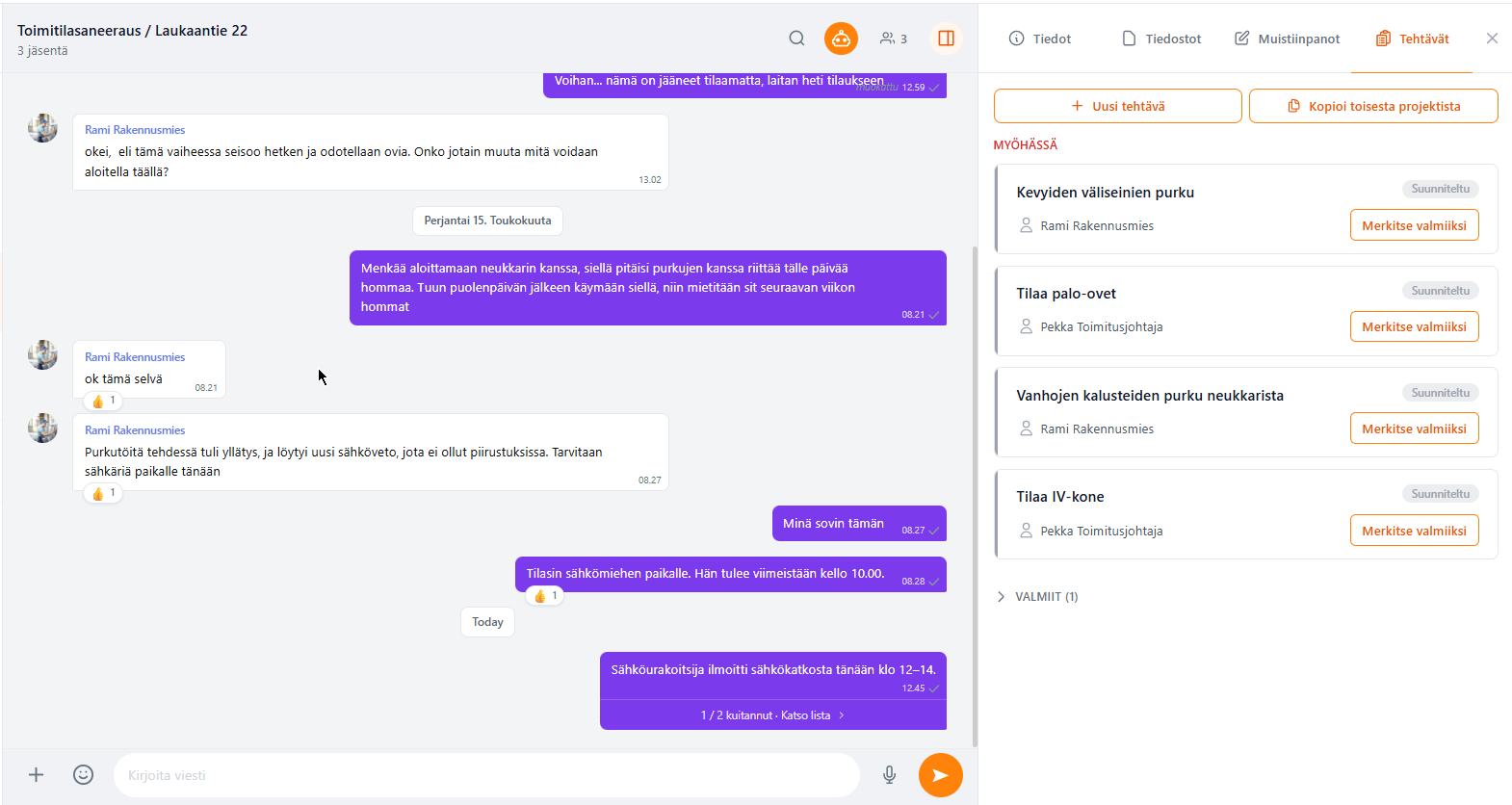 SiteTalk aliurakoitsijayhteistyö